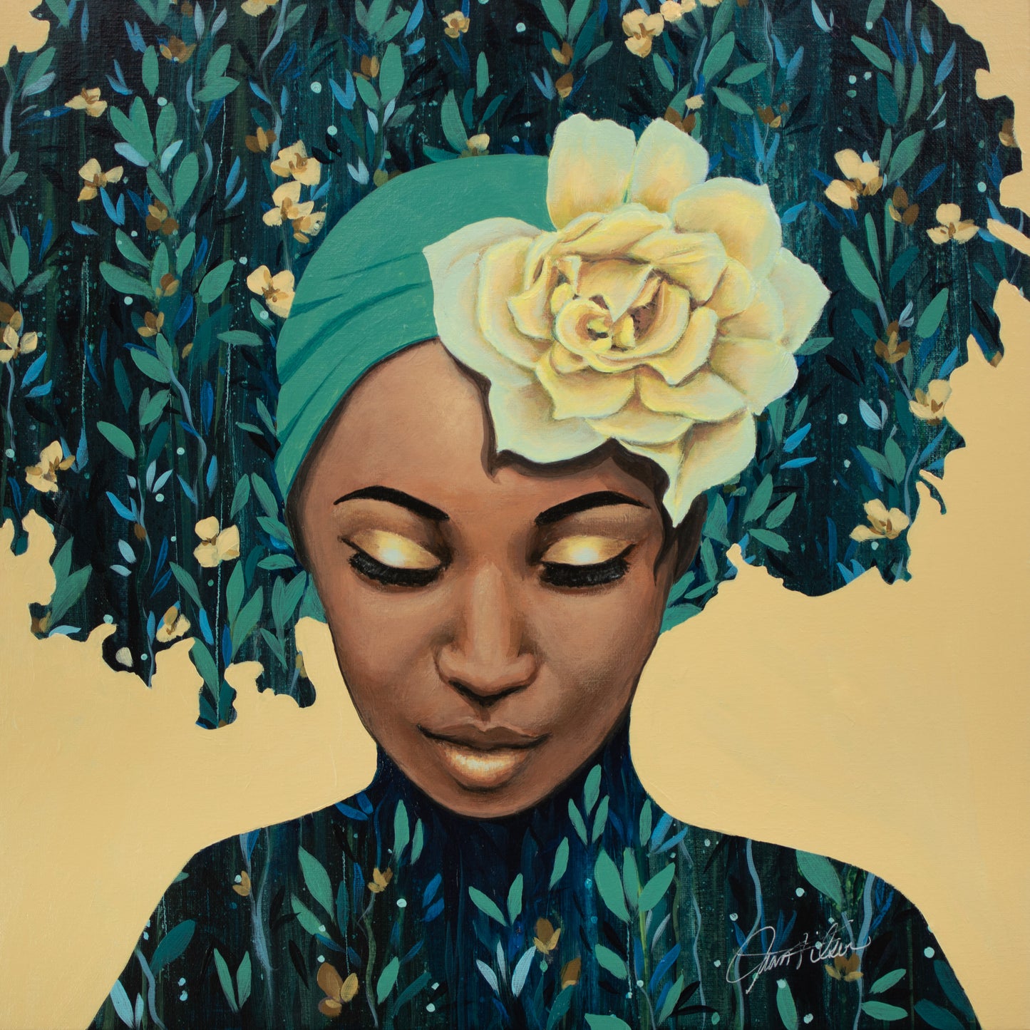 SILENCED, painting  P.O.R.