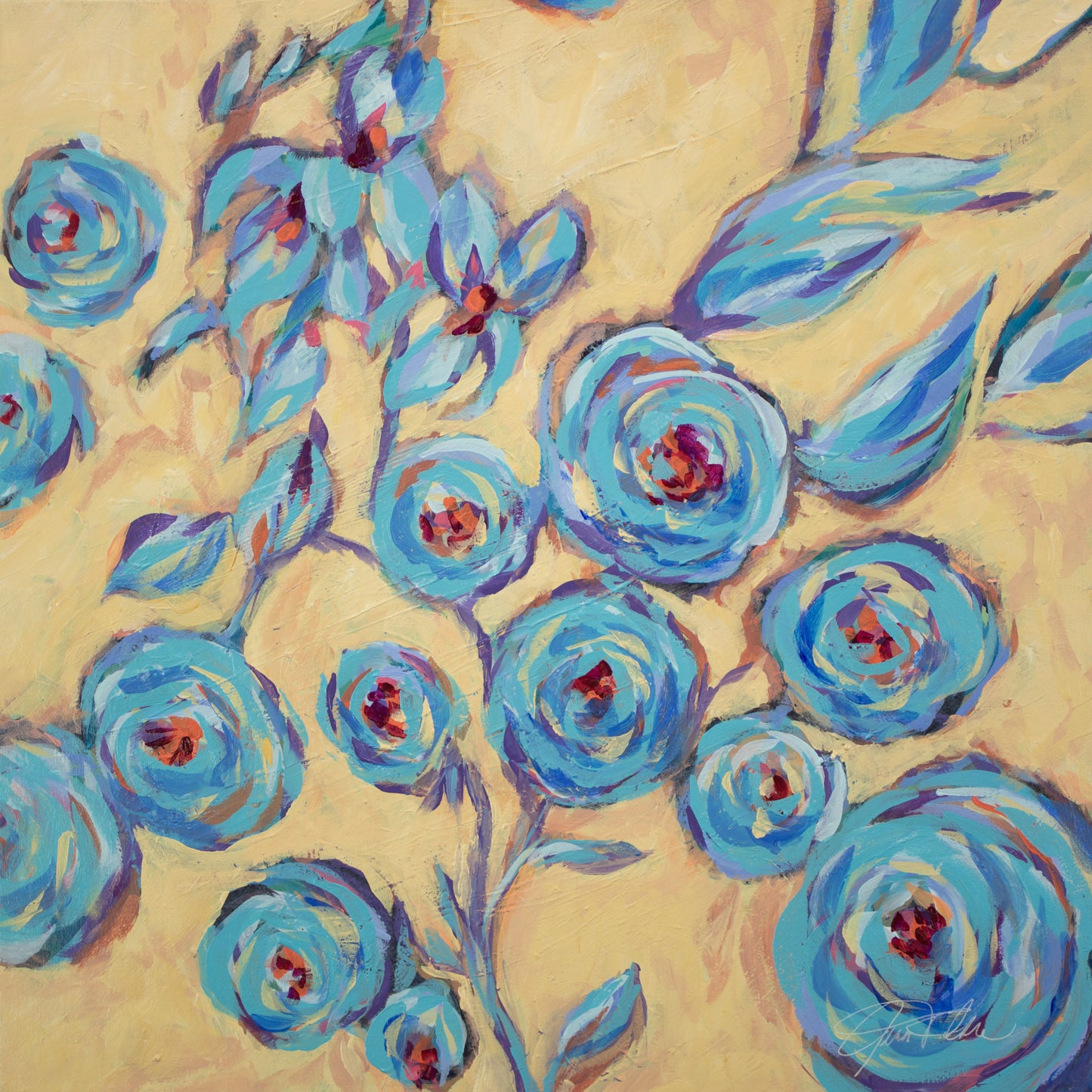 SUMMER LOVE, painting  P.O.R.