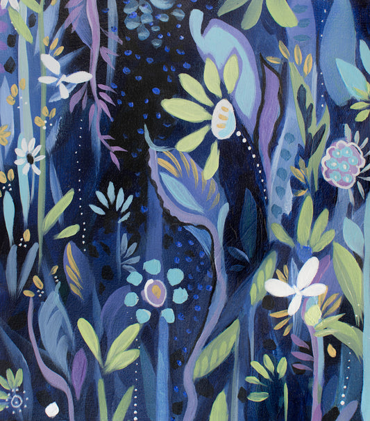 Blue Nightfall 2 painting  P.O.R.