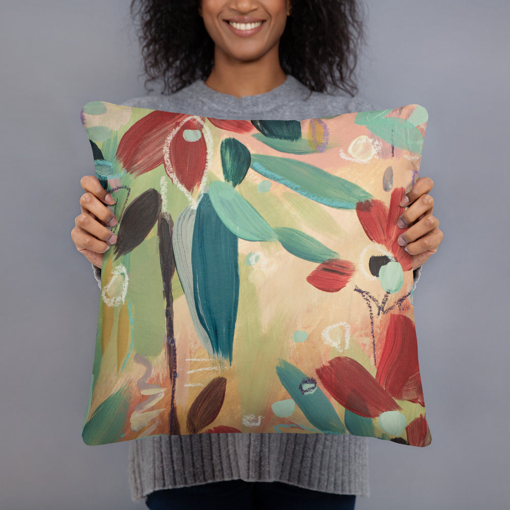 Asking for flowers, Pillow