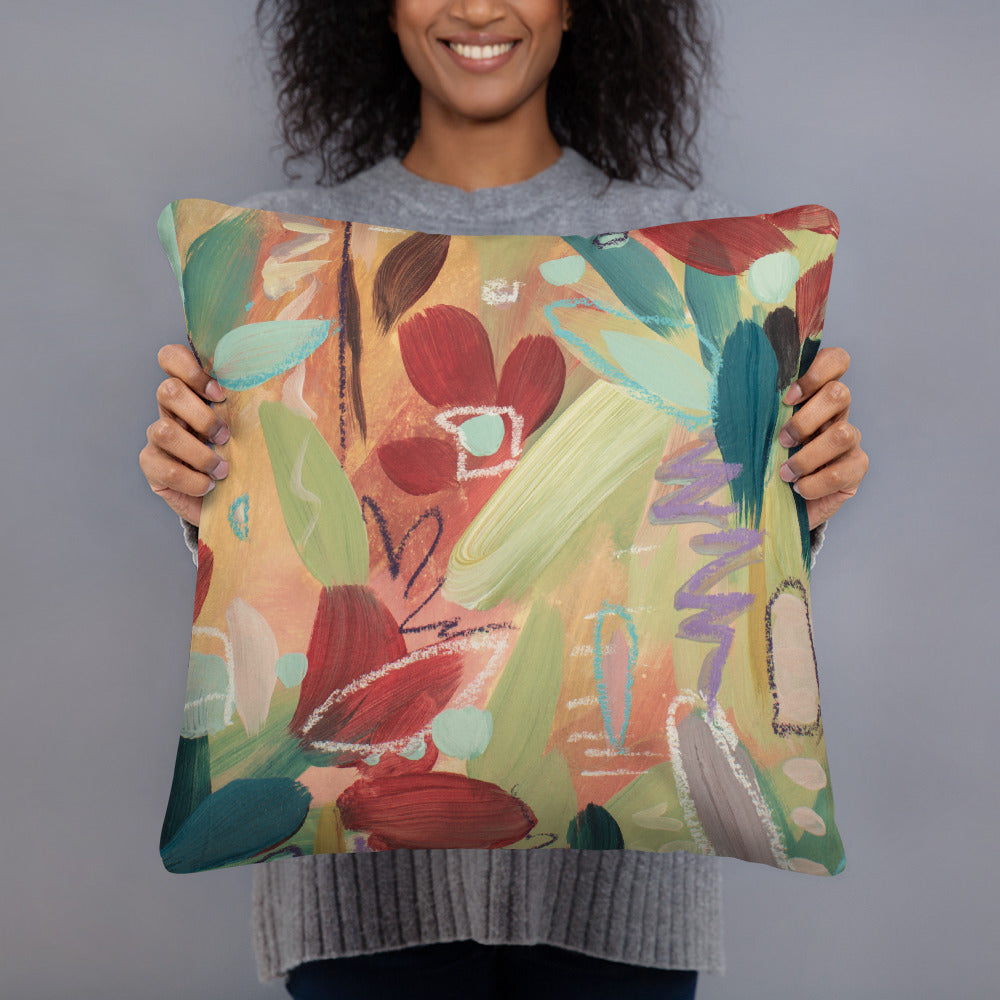 Asking for flowers, Pillow