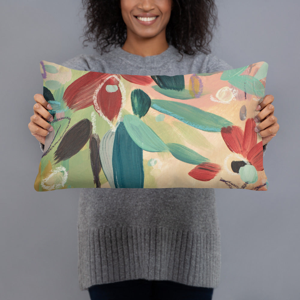 Asking for flowers, Pillow