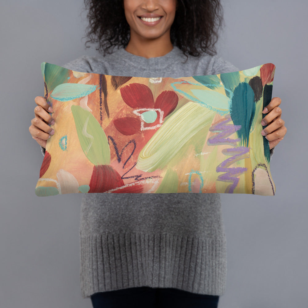 Asking for flowers, Pillow