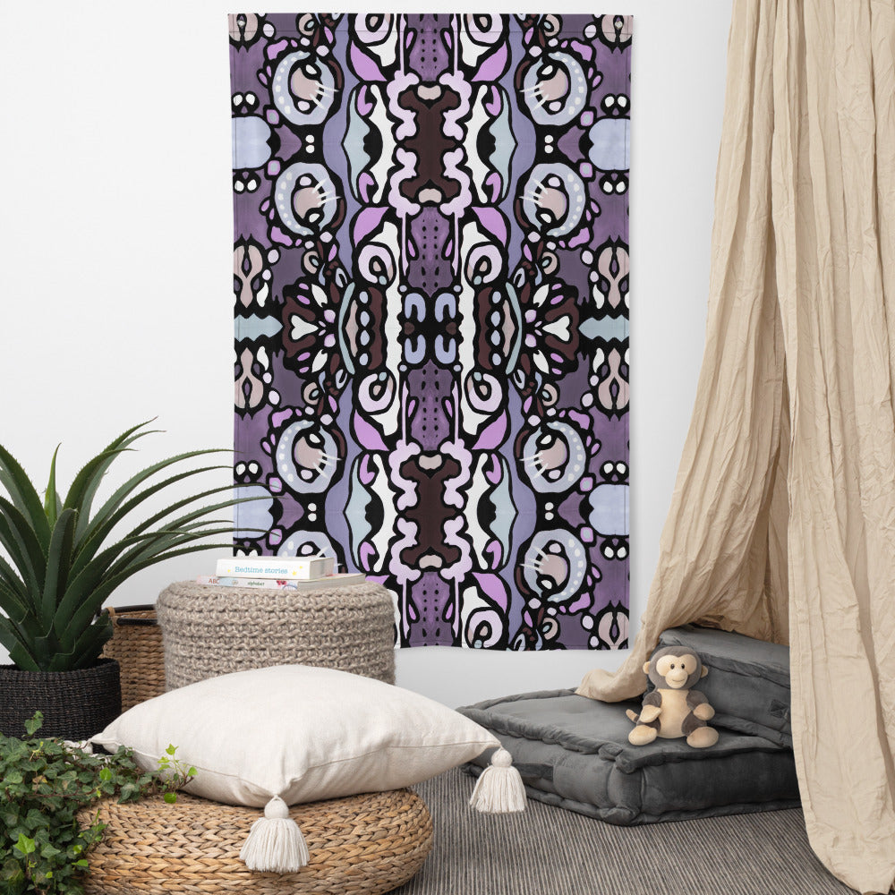 Z-Street, Purple Tapestry Flag