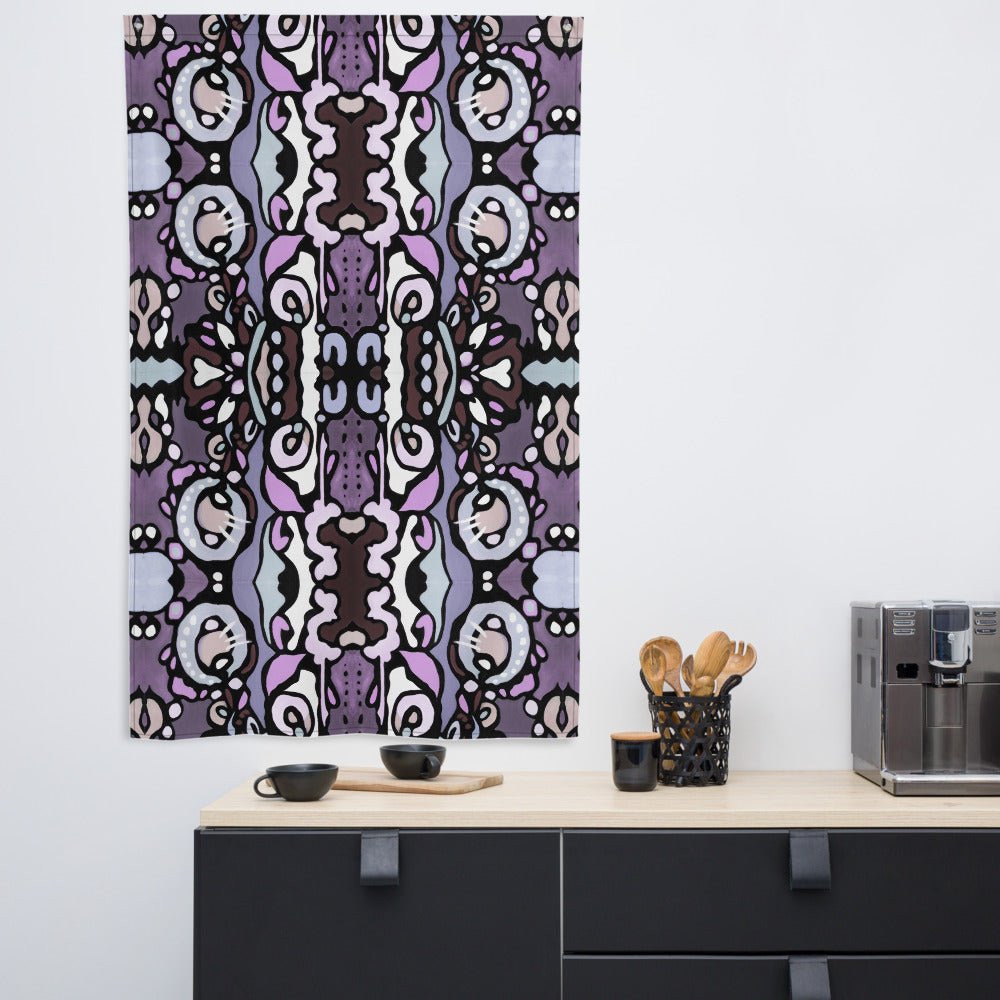 Z-Street, Purple Tapestry Flag