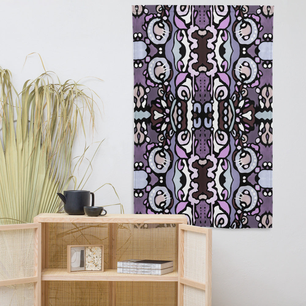 Z-Street, Purple Tapestry Flag