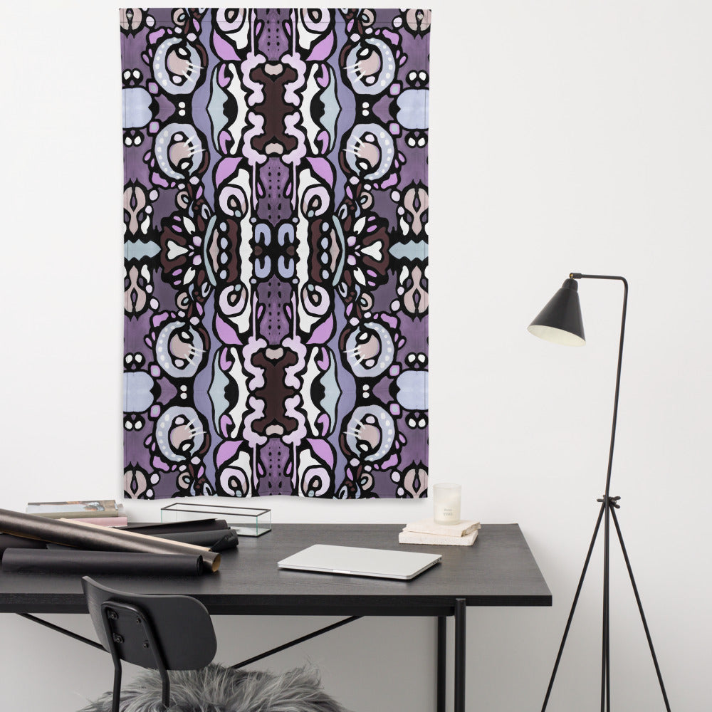 Z-Street, Purple Tapestry Flag