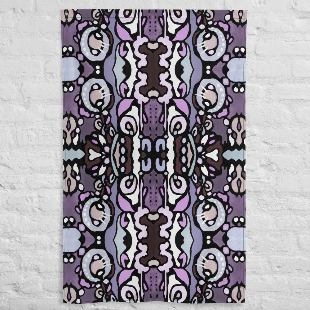 Z-Street, Purple Tapestry Flag