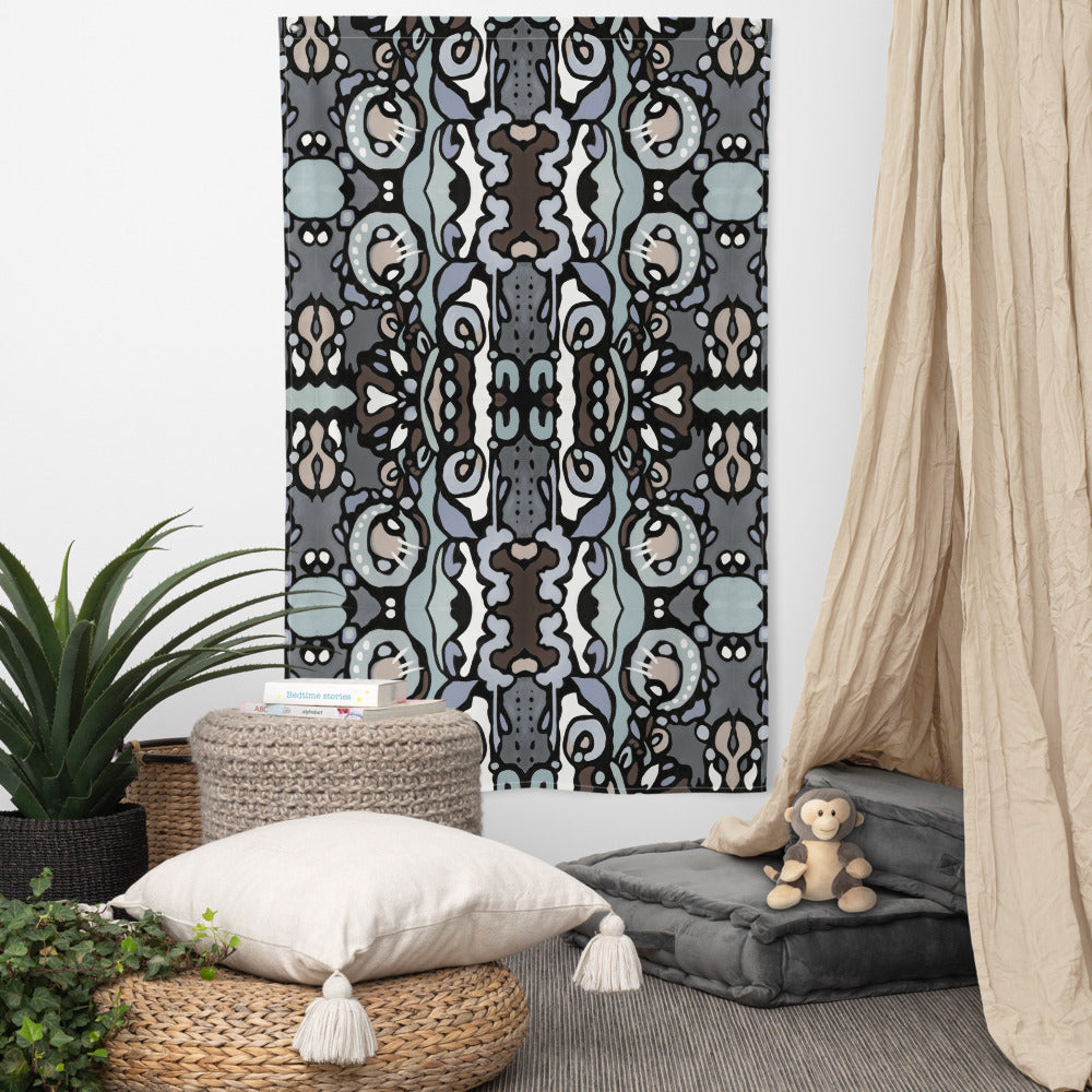 Z-Street, Gray Tapestry Flag