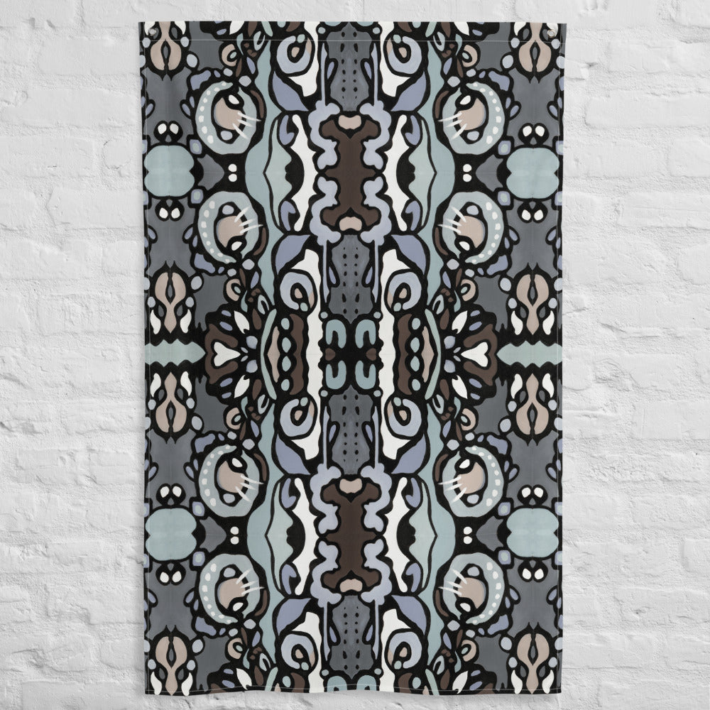 Z-Street, Gray Tapestry Flag