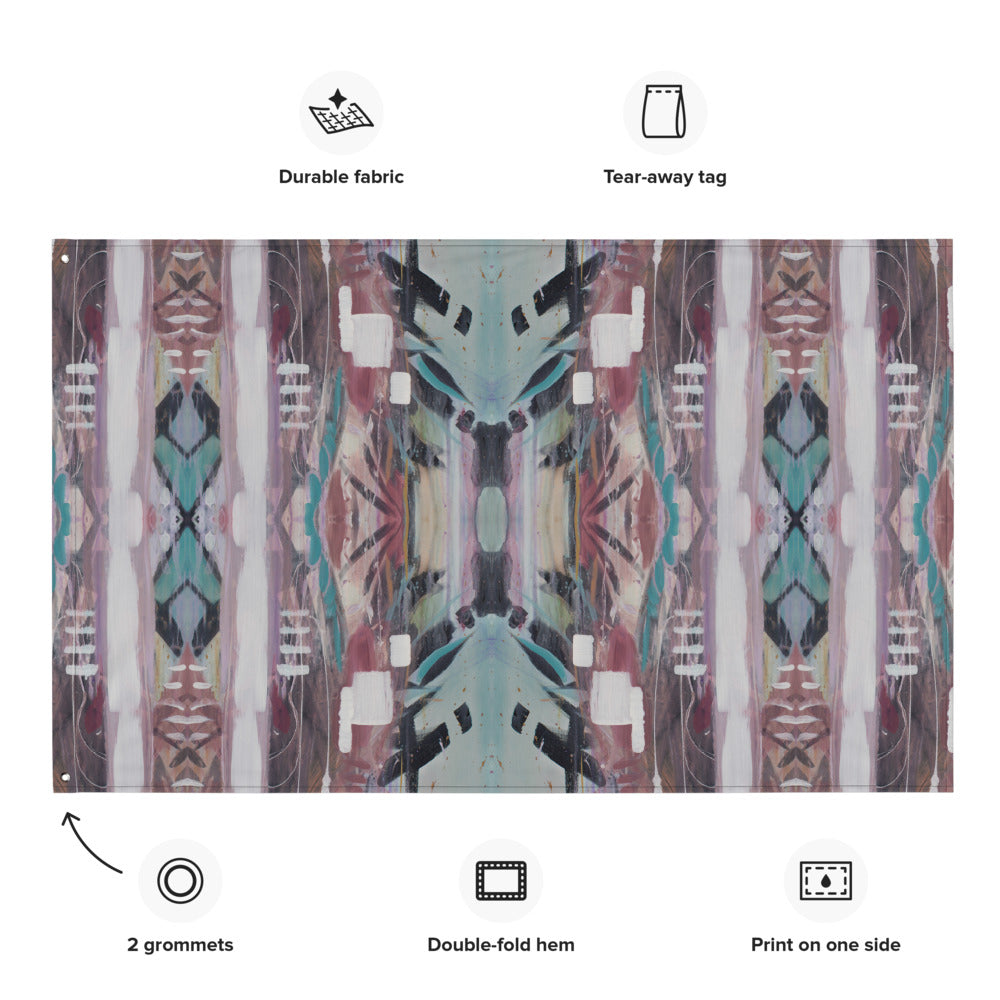 Rustic, Tapestry Flag