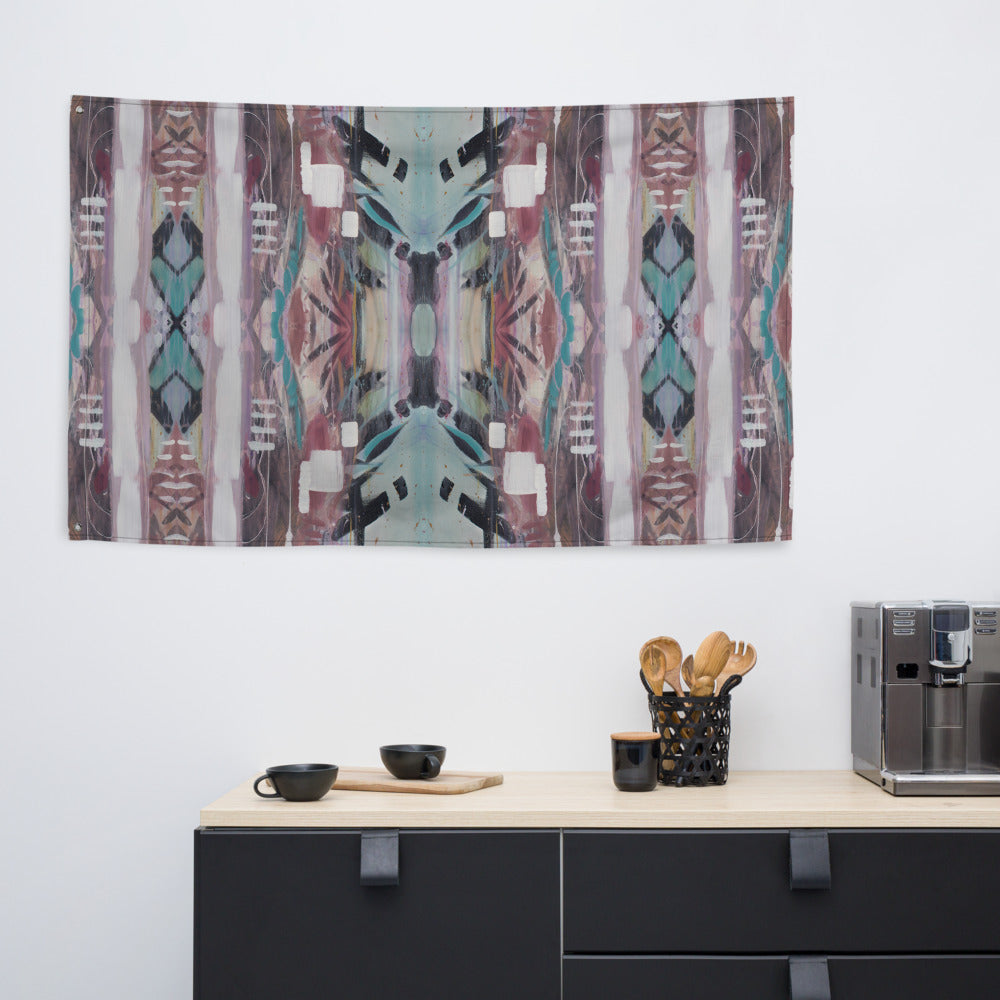 Rustic, Tapestry Flag