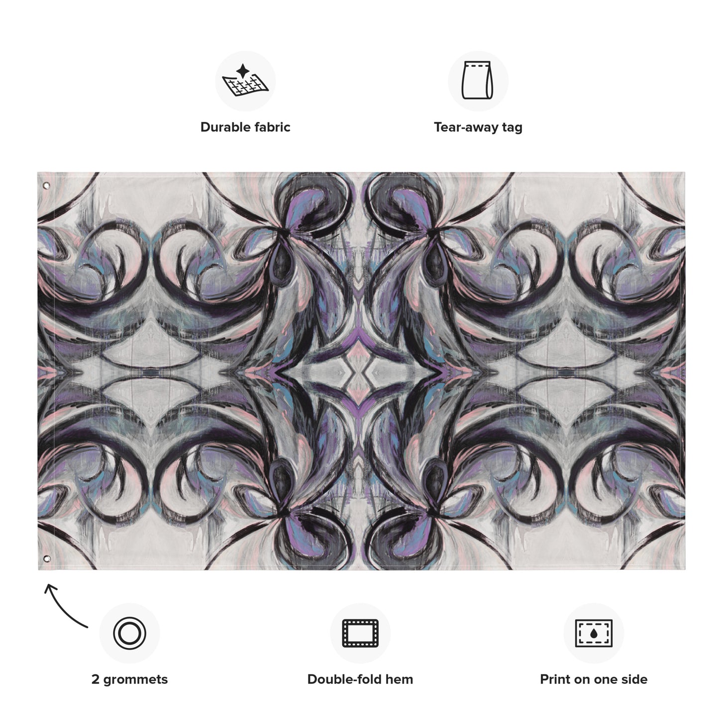 Soul Tie Purple, Tapestry Flag