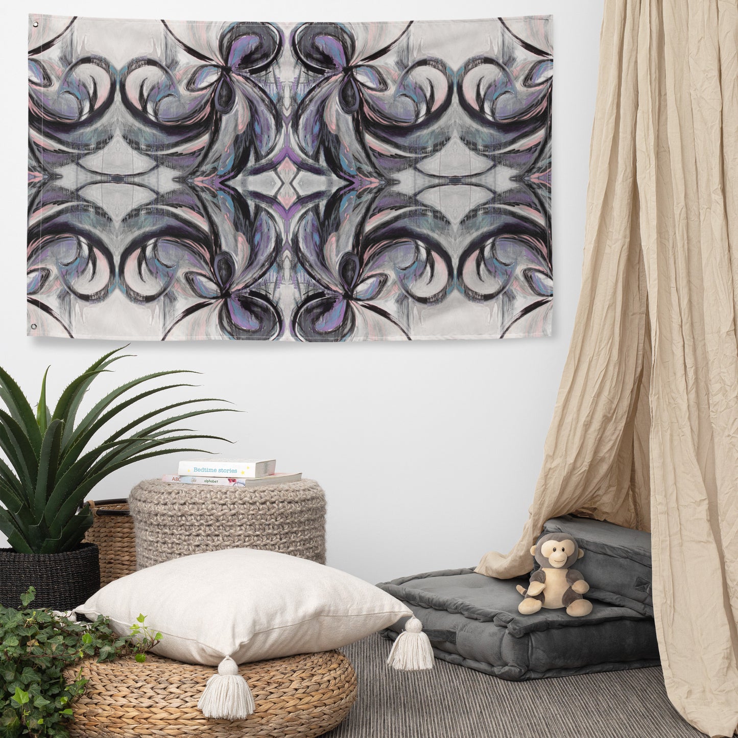 Soul Tie Purple, Tapestry Flag