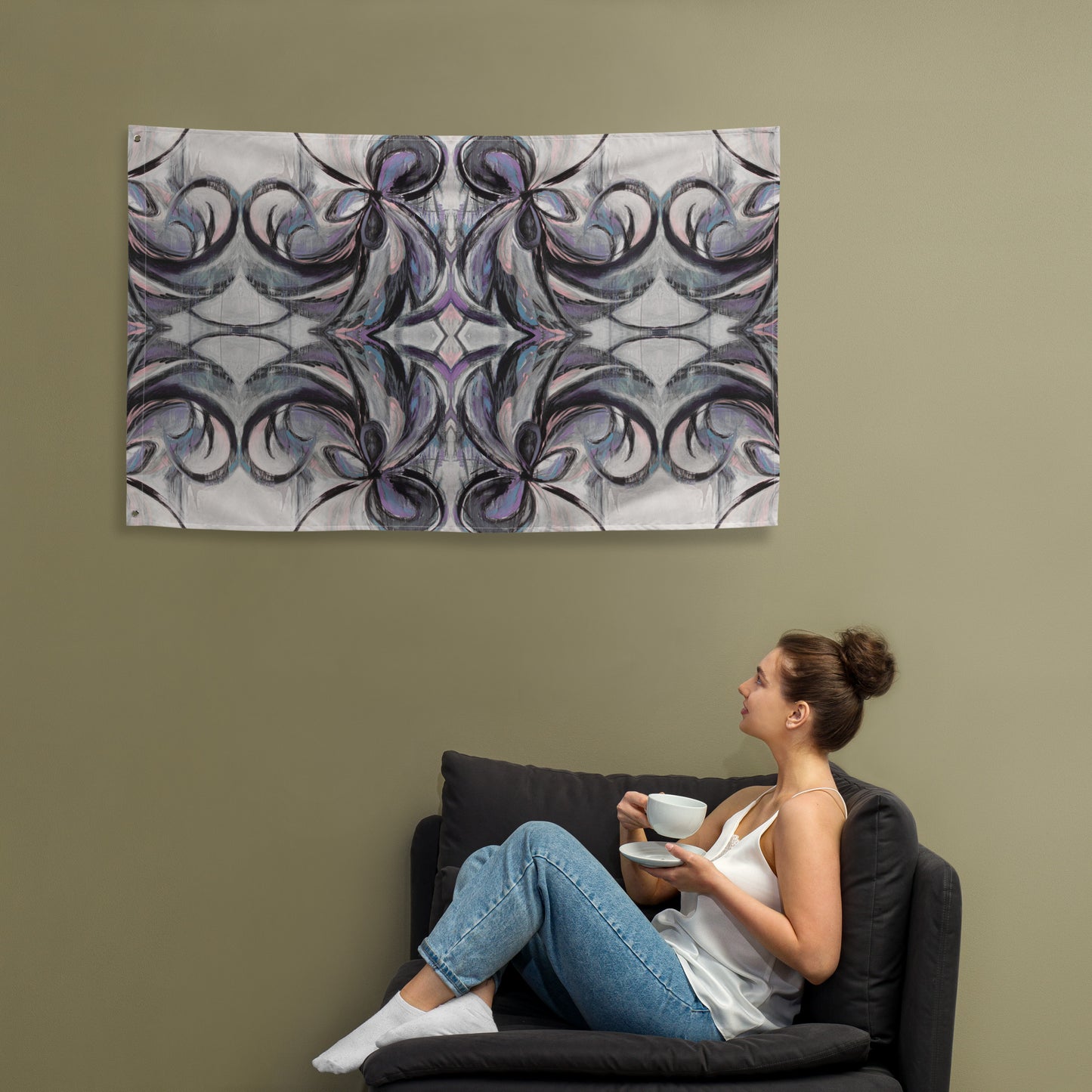 Soul Tie Purple, Tapestry Flag