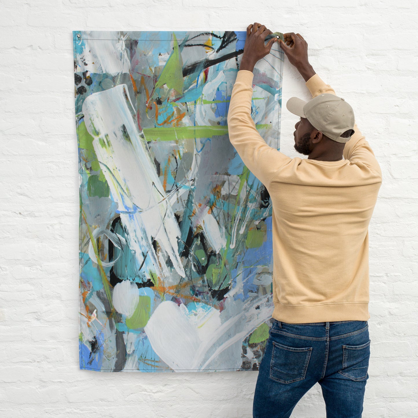 Word of Mouth Tapestry Flag