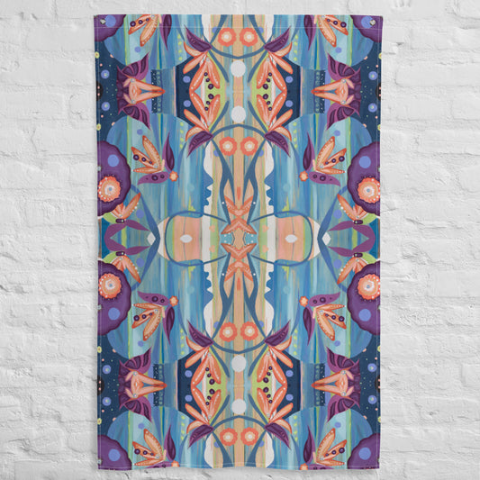 The Introvert Tapestry Flag