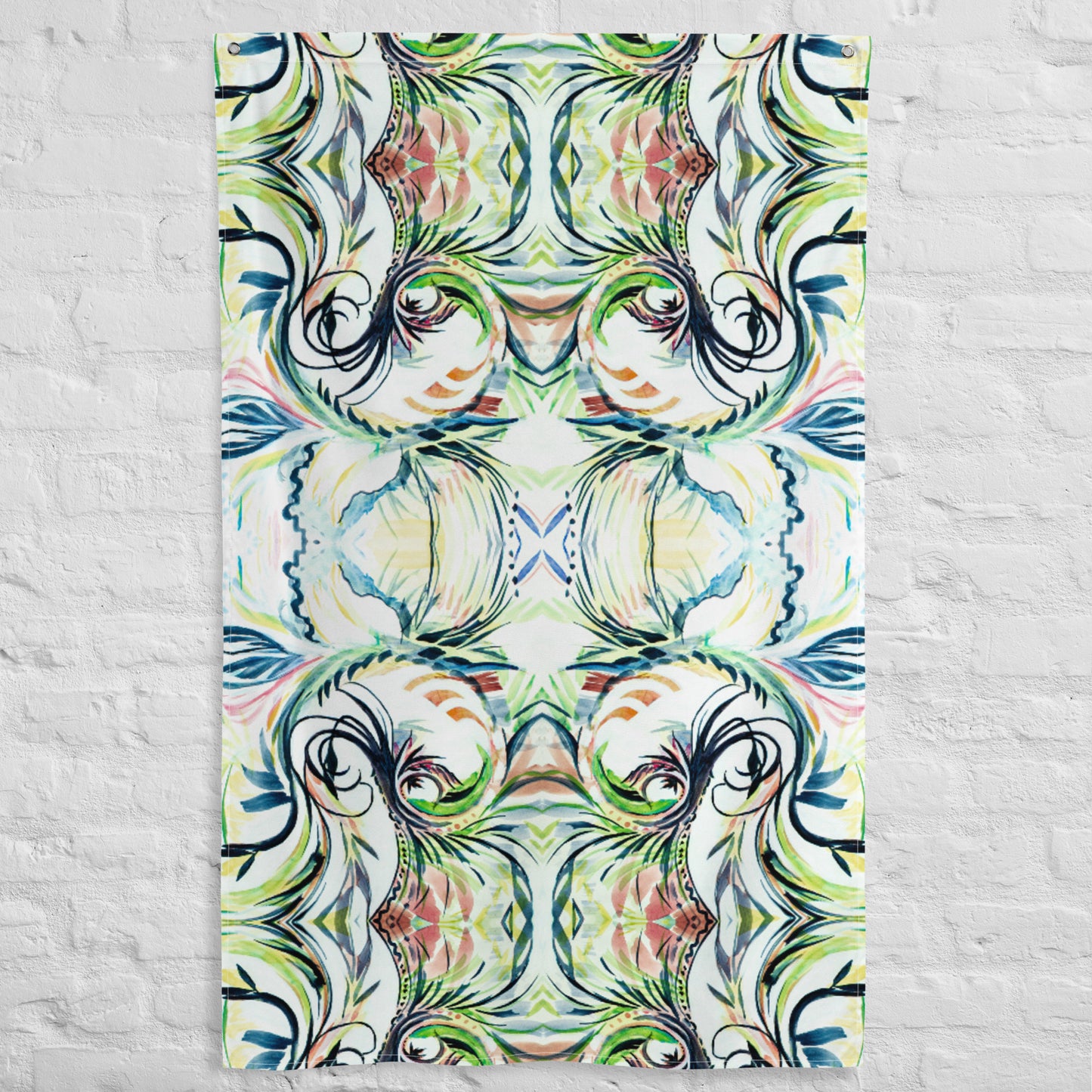 Let's Roll Tapestry Flag