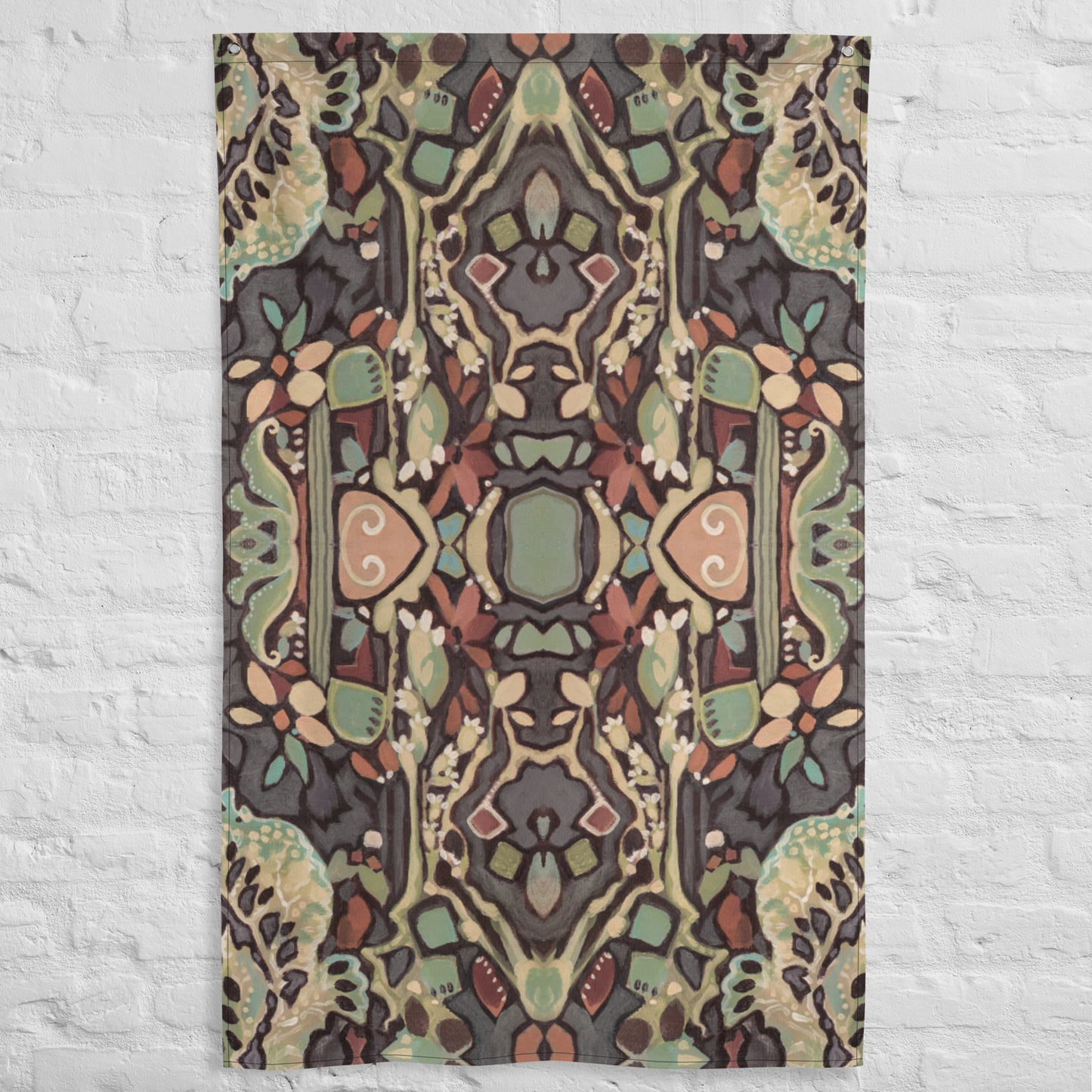 Wild Floret Tapestry Flag
