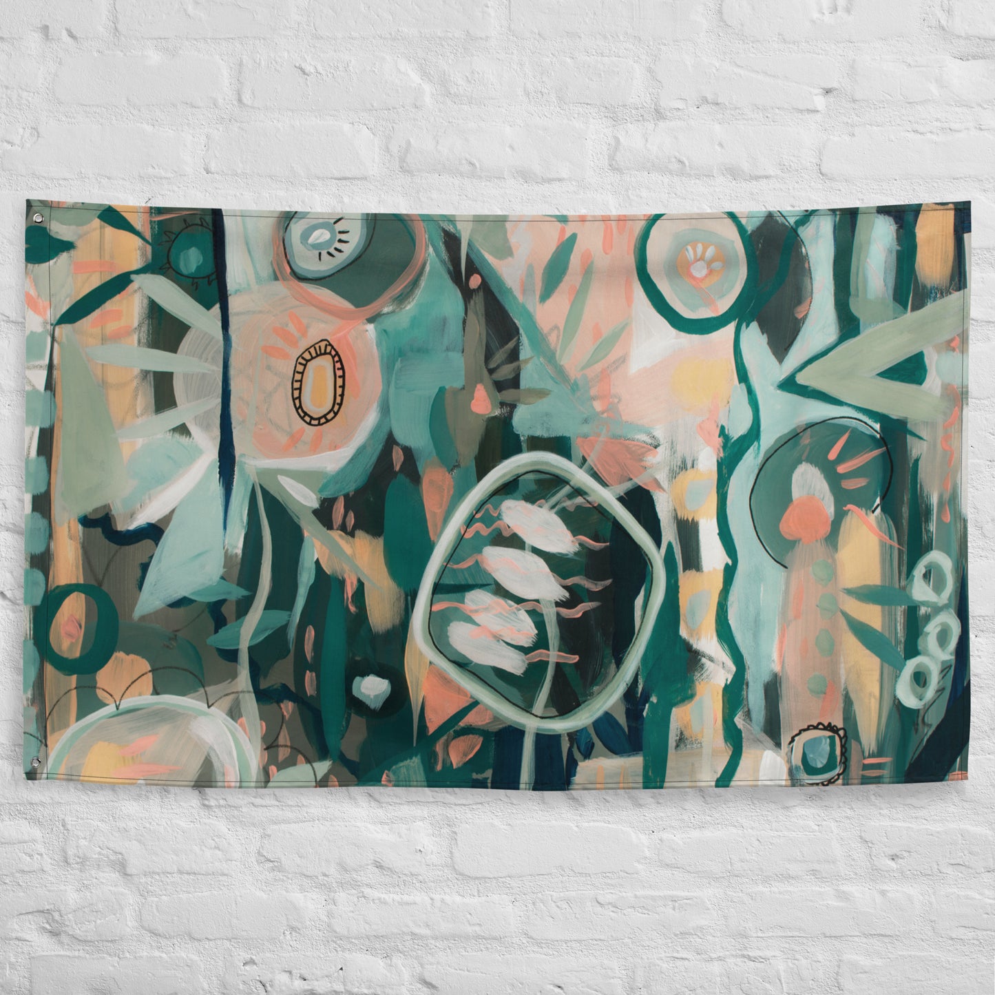 In Lieu of Flowers 3 Tapestry Flag