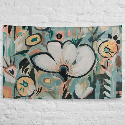 In Lieu of Flowers 4 Tapestry Flag