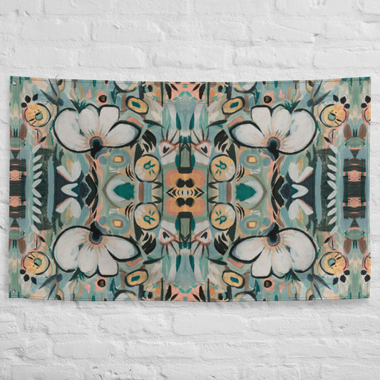 In Lieu of Flowers 4 Tapestry Flag