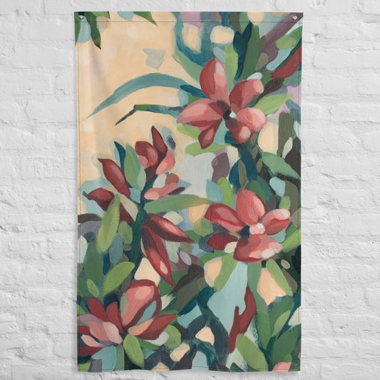 Lovers Touch Tapestry Flag