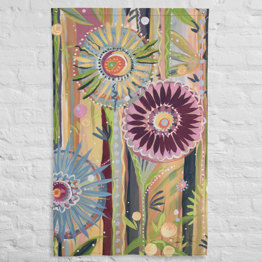 Picnic Day Bling Tapestry Flag