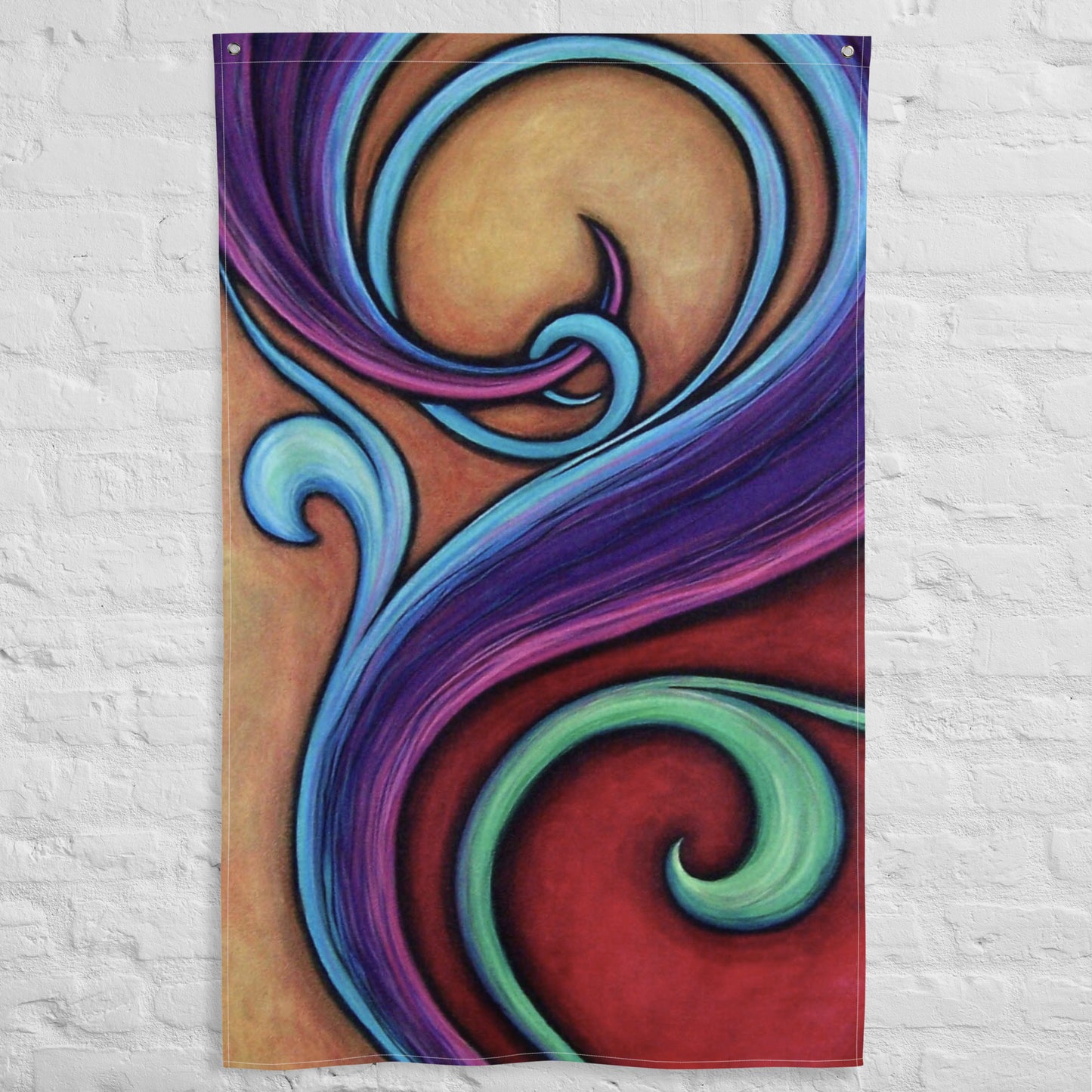 Gold to me Tapestry Flag