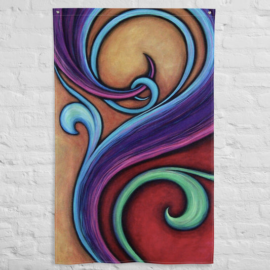 Gold to me Tapestry Flag