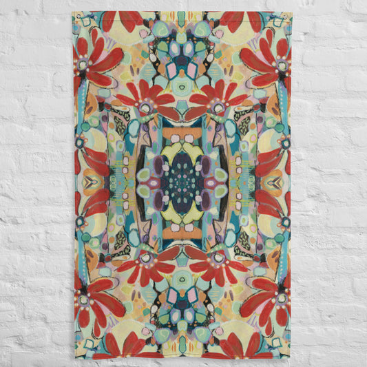 Reckless Succulent Tapestry Flag