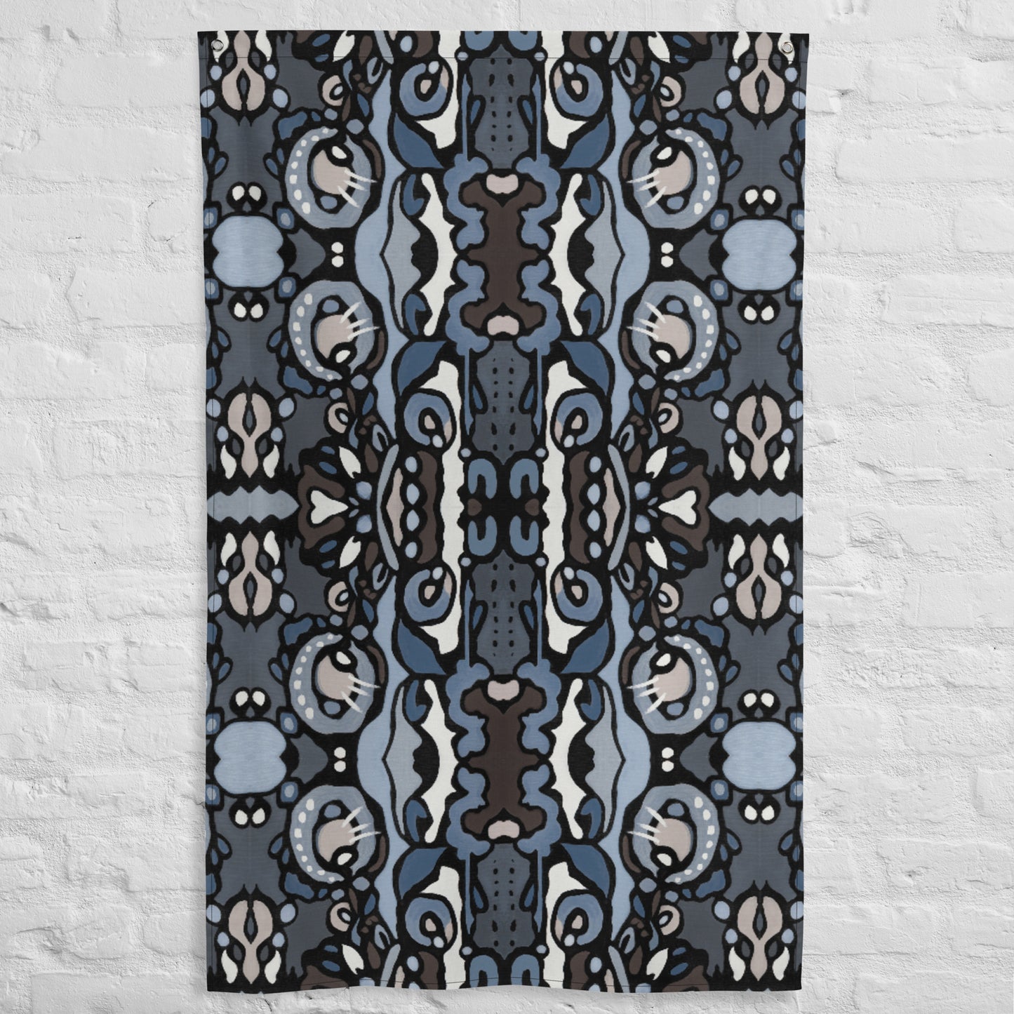 Z-Street, Blue Tapestry Flag