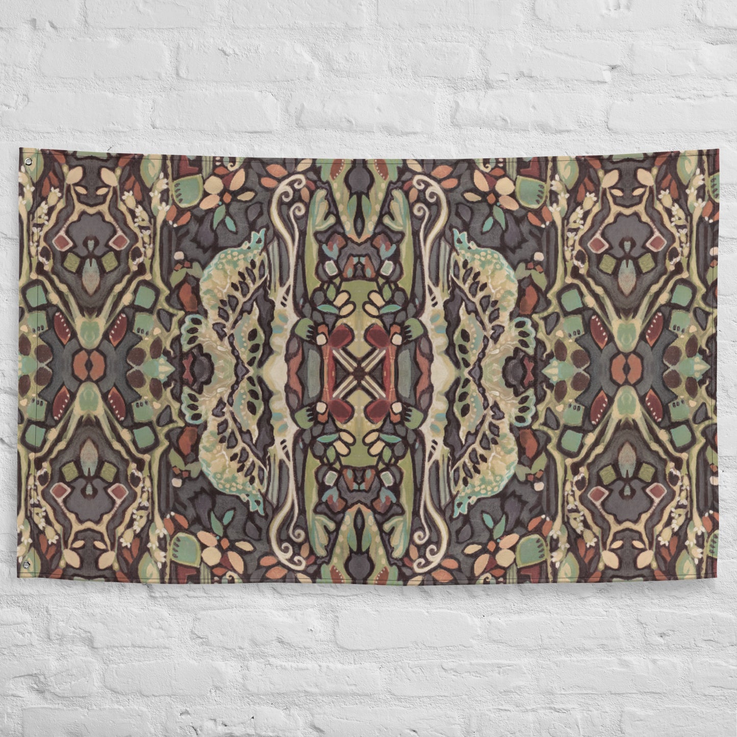 Wild Floret Tapestrie Flag