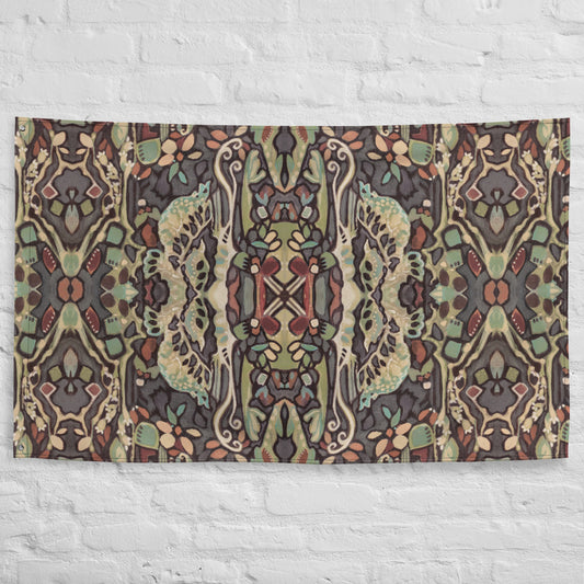 Wild Floret Tapestrie Flag