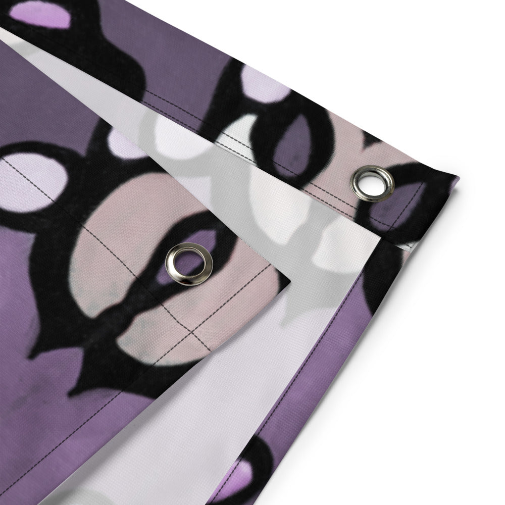 Z-Street, Purple Tapestry Flag