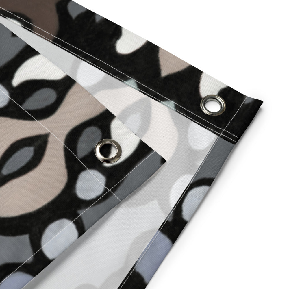 Z-Street, Gray Tapestry Flag