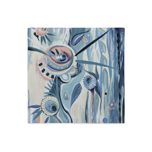 Hip Hop Blue, Premium Pillow Case