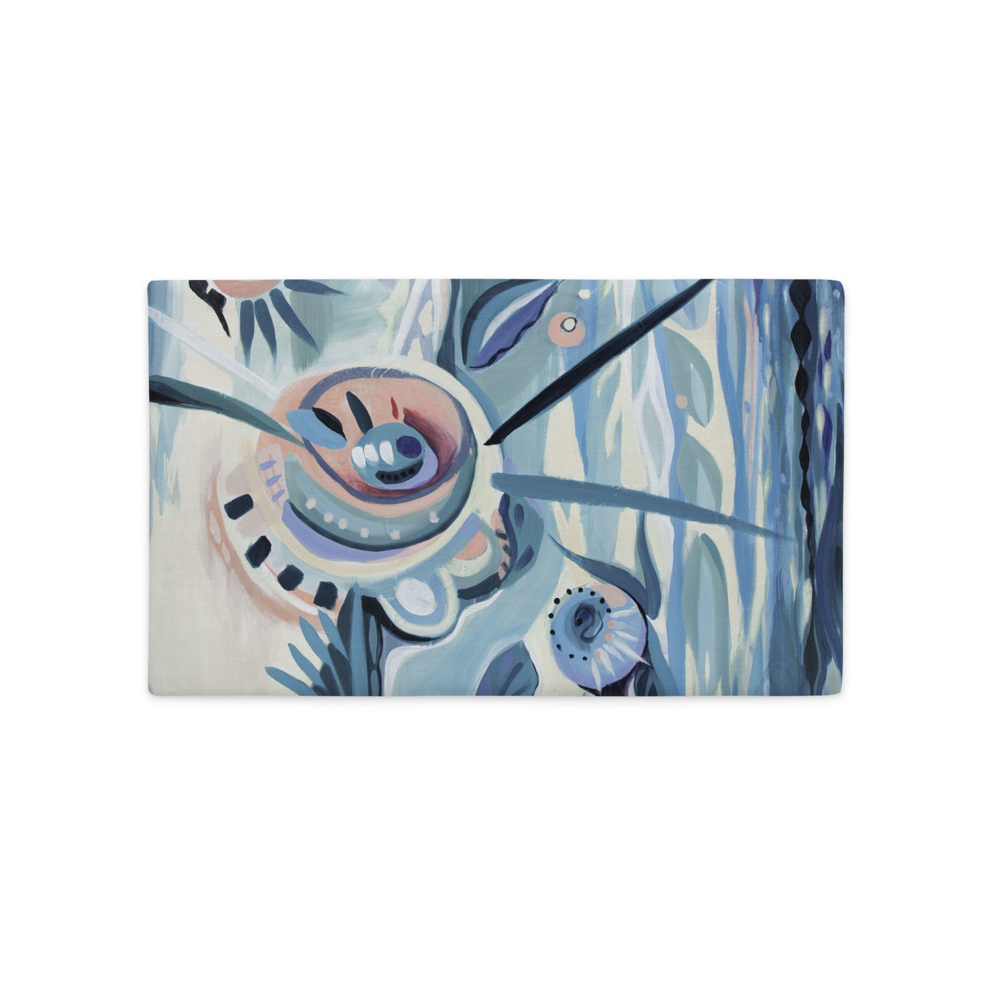 Hip Hop Blue, Premium Pillow Case