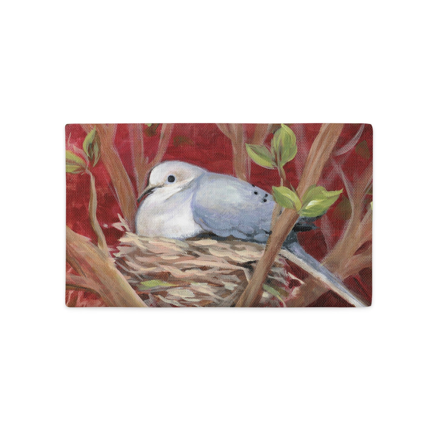 Morning Dove, Premium Pillow Case