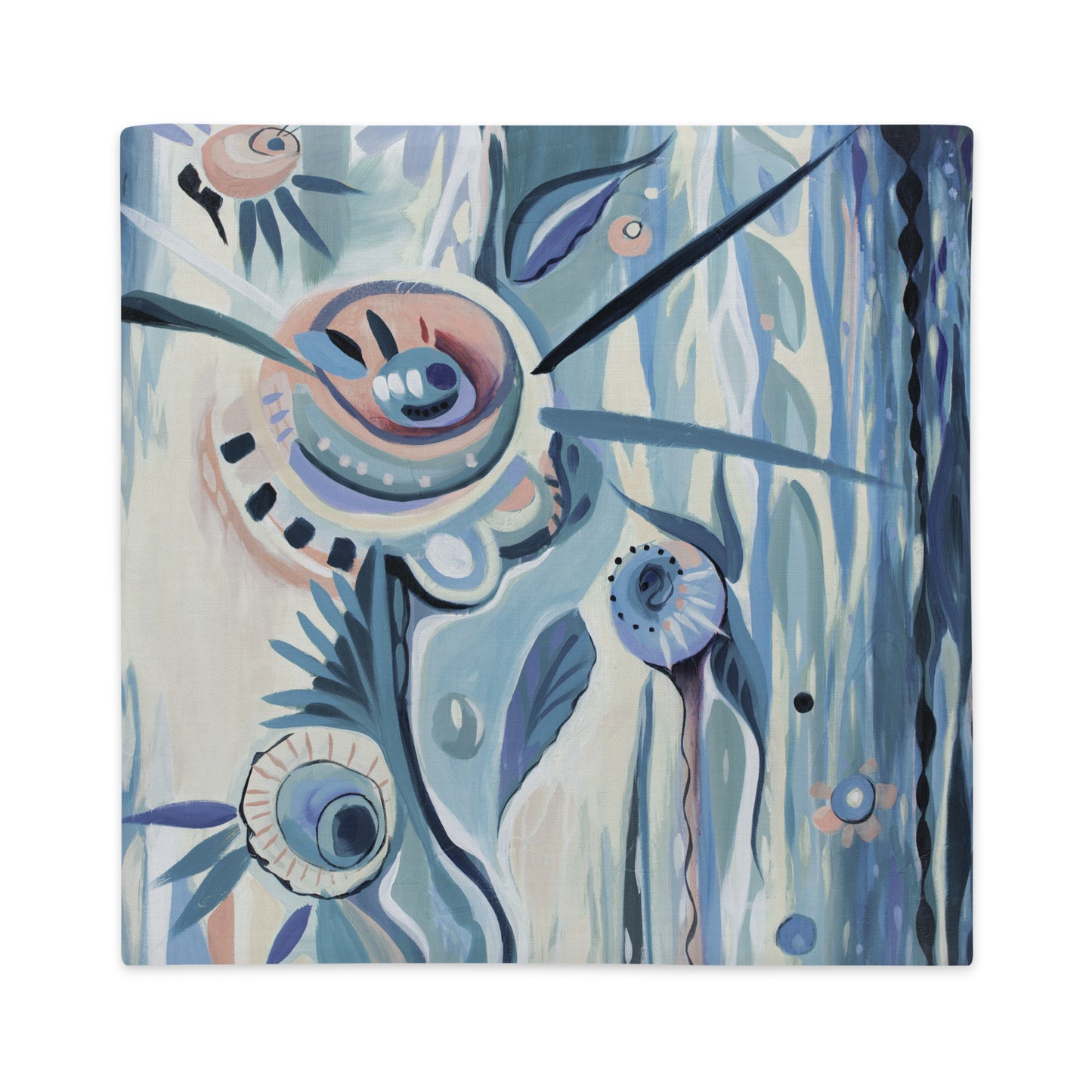 Hip Hop Blue, Premium Pillow Case