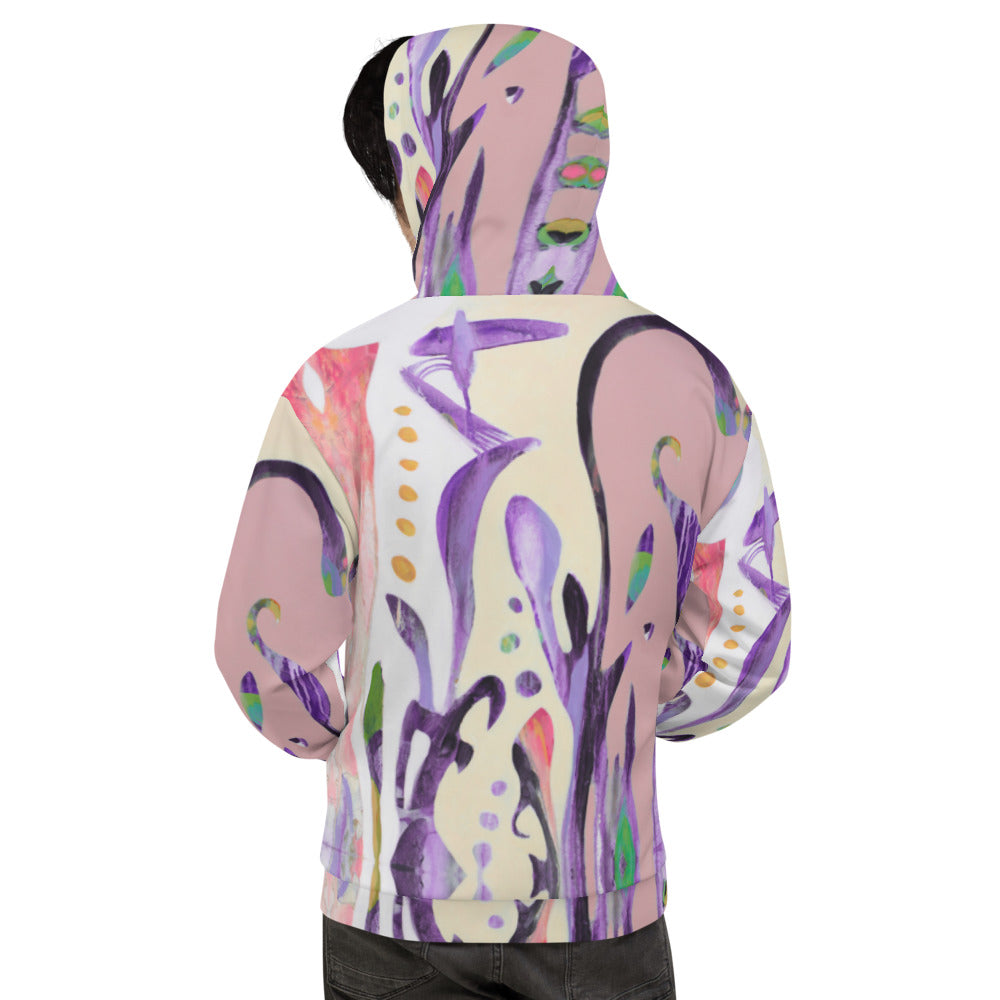 Dove, Blue Epic Purple Unisex Hoodie