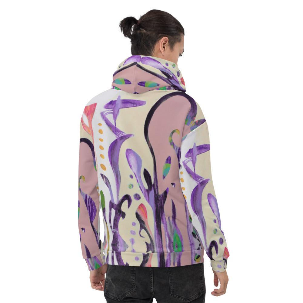 Dove, Blue Epic Purple Unisex Hoodie