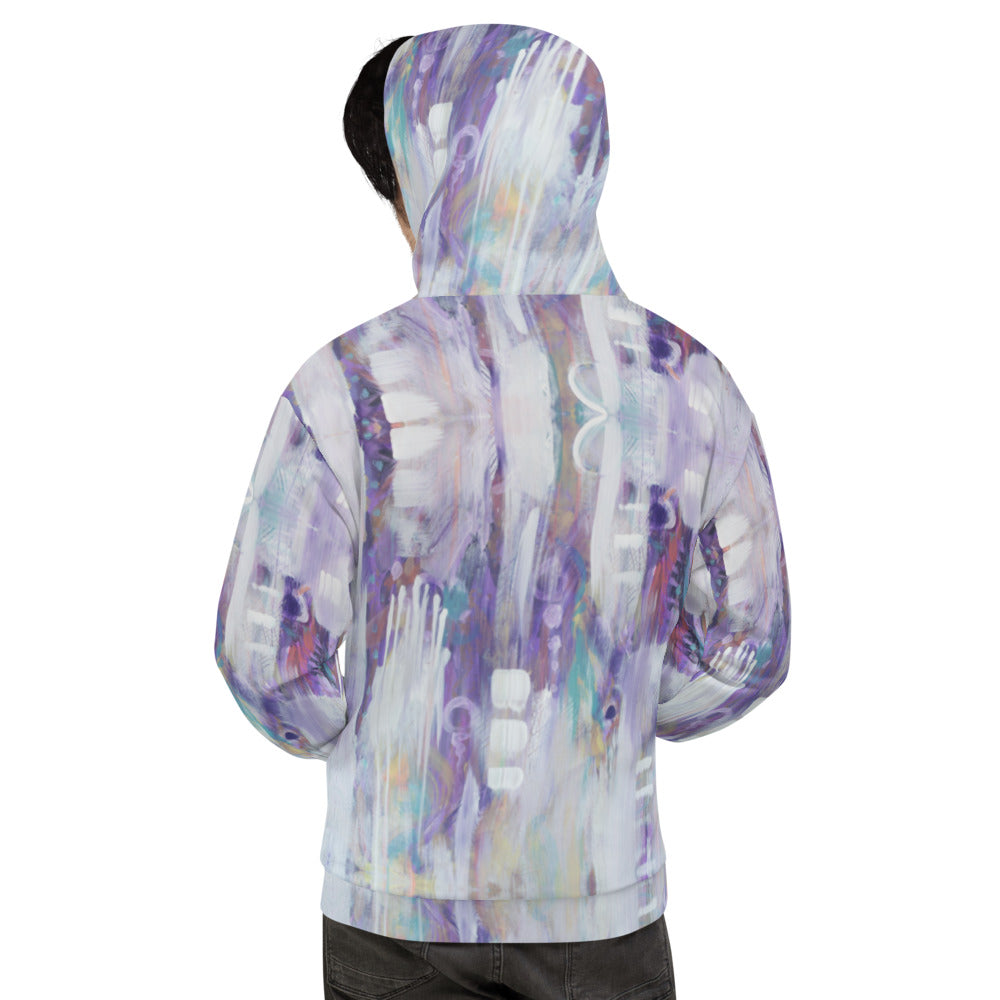 Abstract Purple, Epic Unisex Hoodie