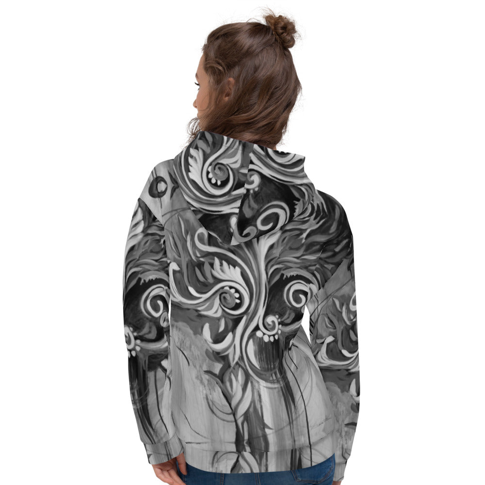 Flourish with Freedom, Black Epic Unisex Hoodie