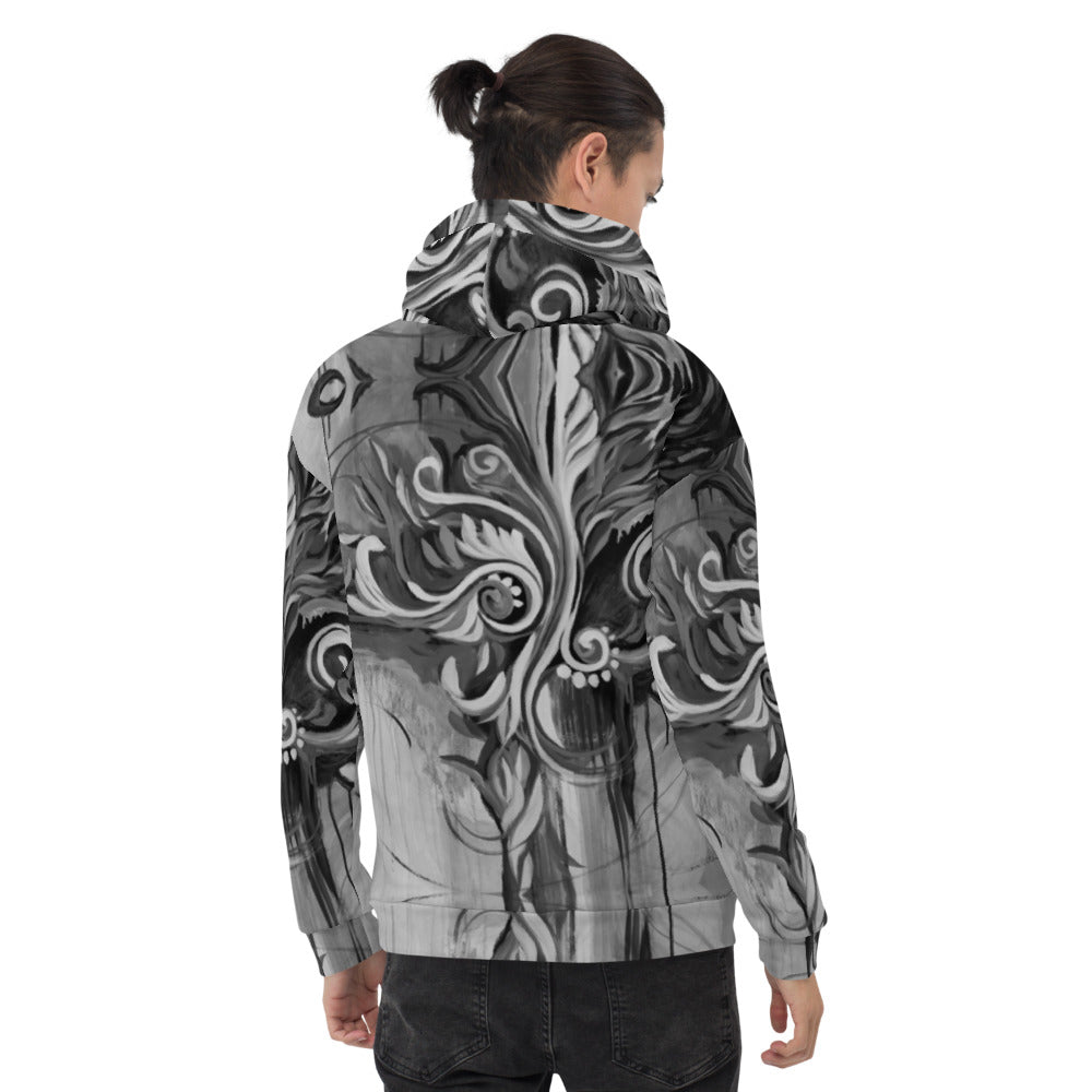 Flourish with Freedom, Black Epic Unisex Hoodie
