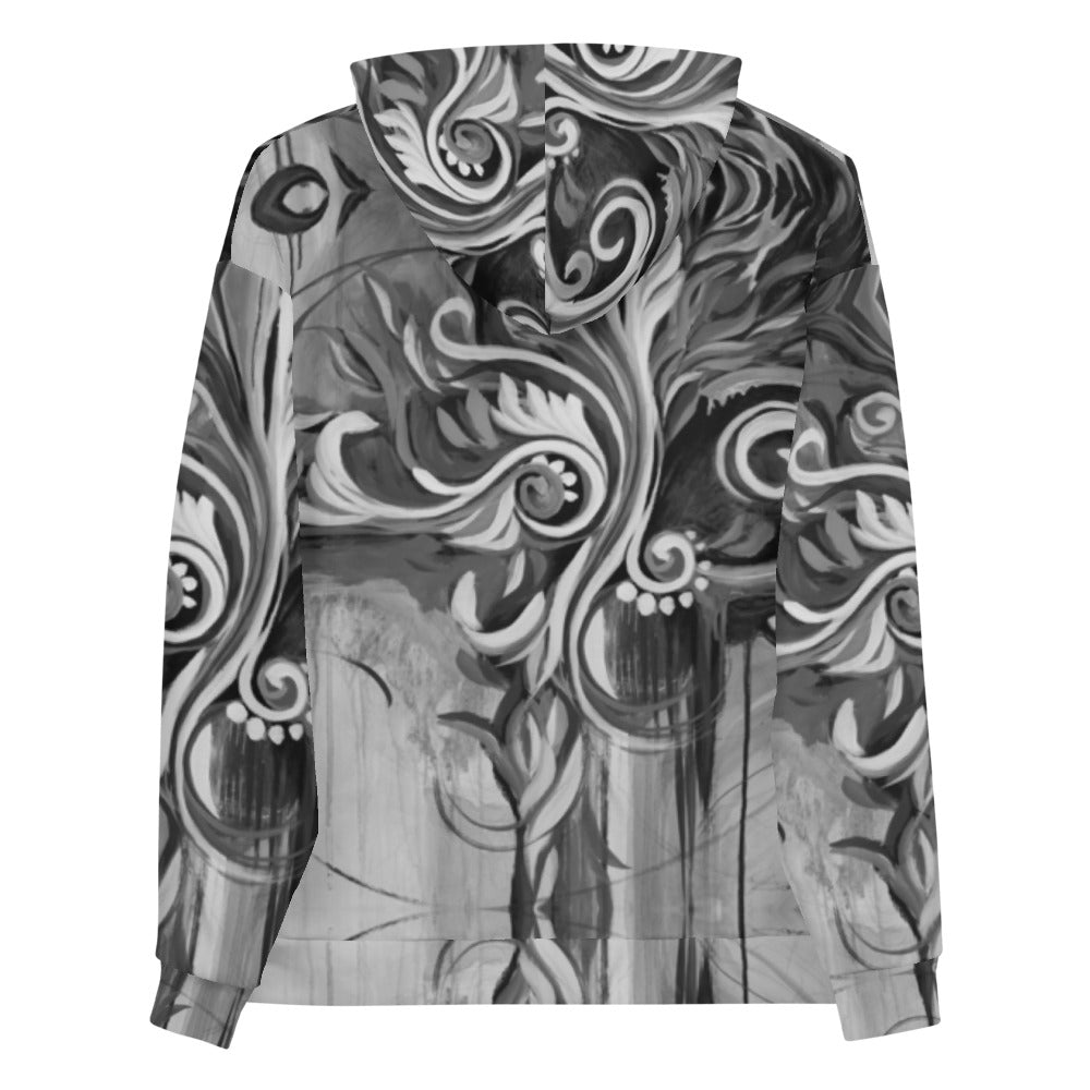 Flourish with Freedom, Black Epic Unisex Hoodie