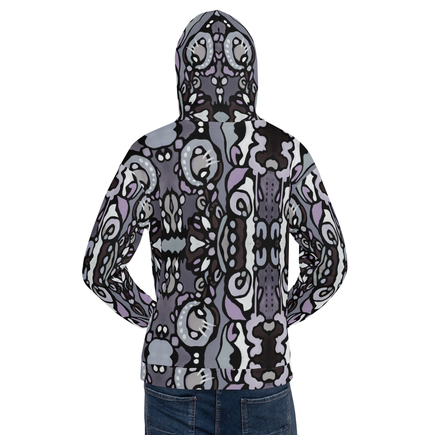 Z-Street, Purple J Epic Unisex Hoodie