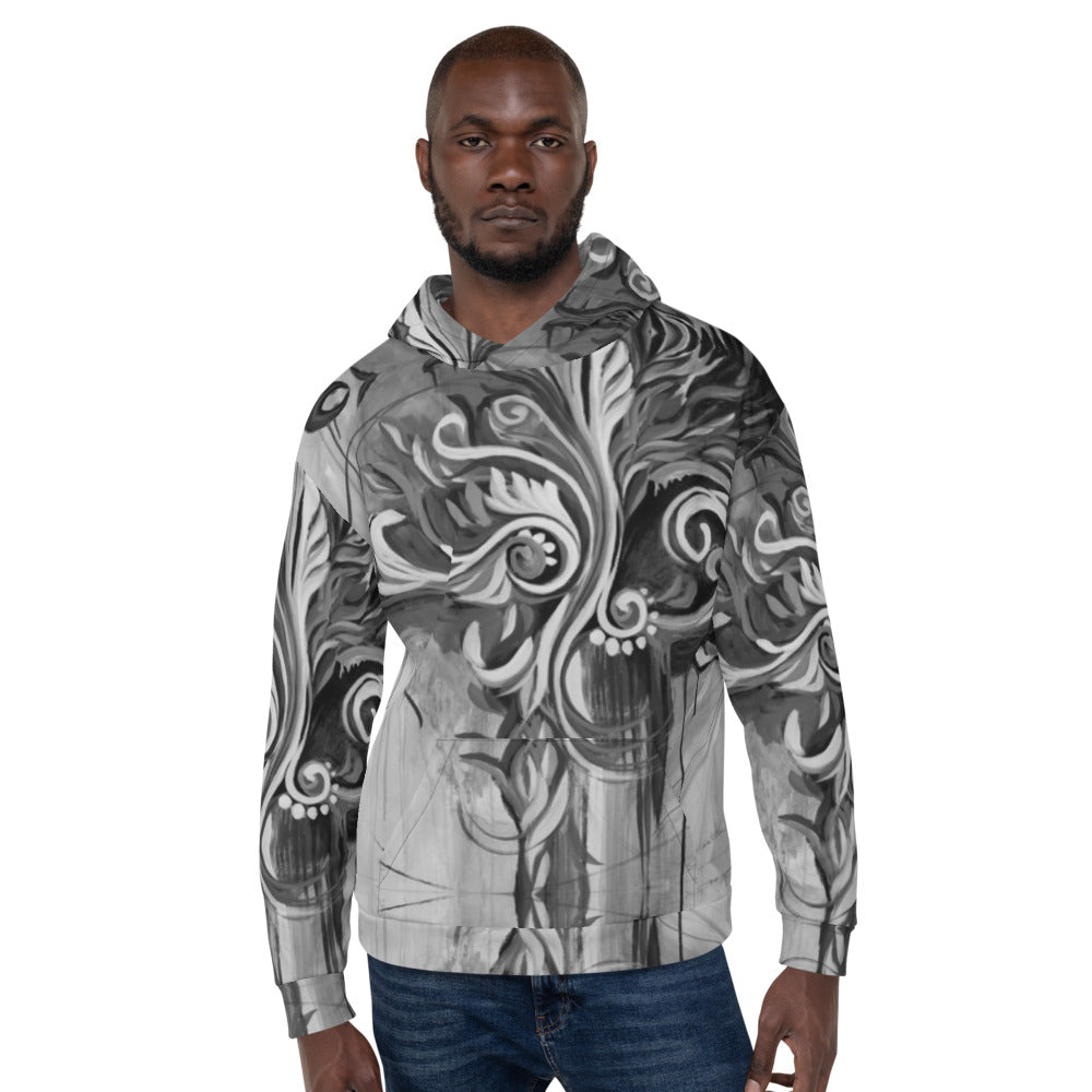 Flourish with Freedom, Black Epic Unisex Hoodie