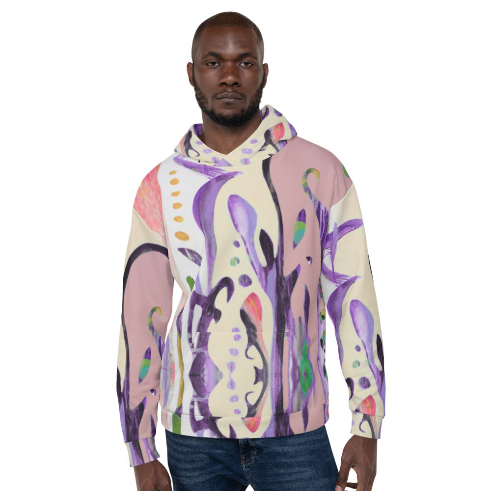 Dove, Blue Epic Purple Unisex Hoodie