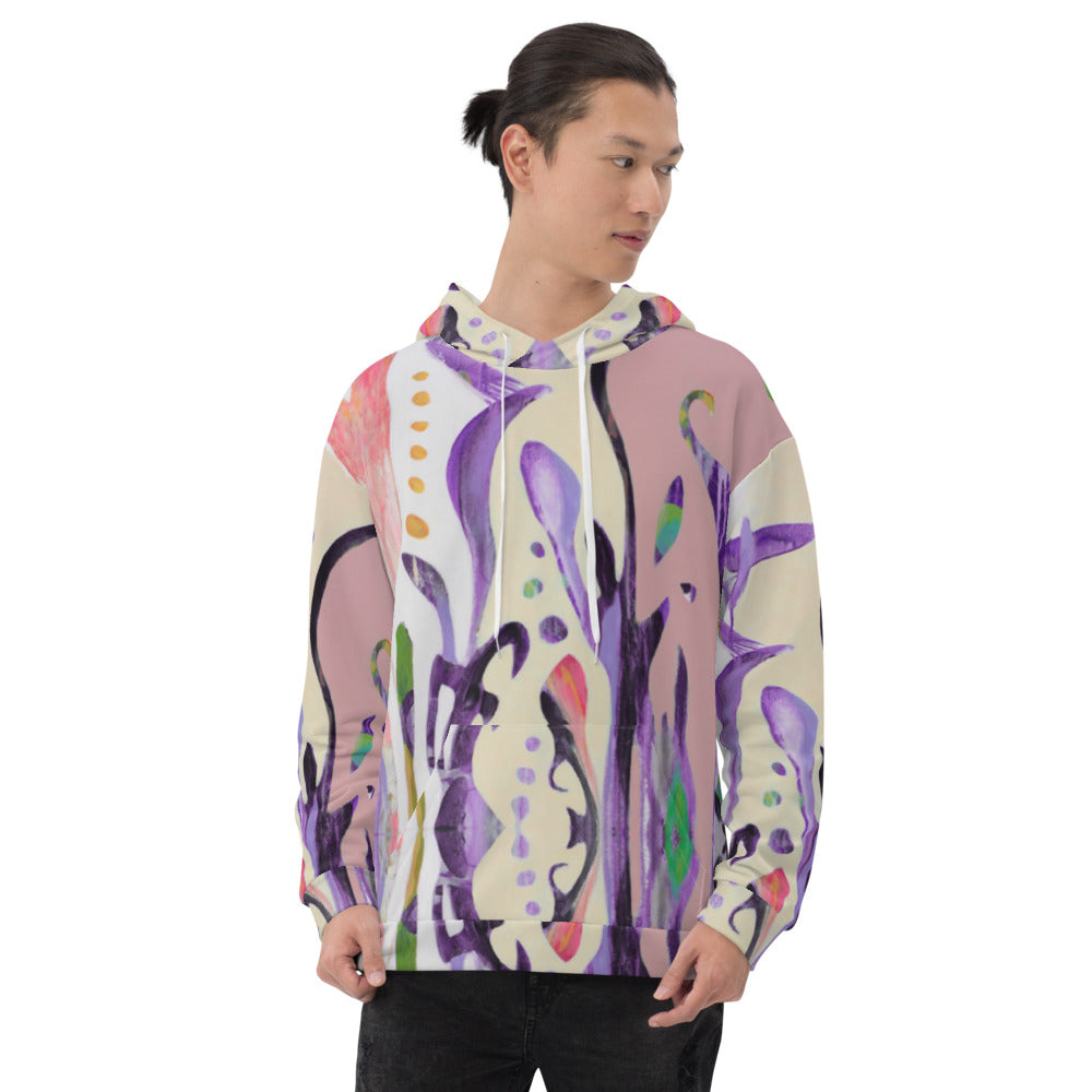 Dove, Blue Epic Purple Unisex Hoodie